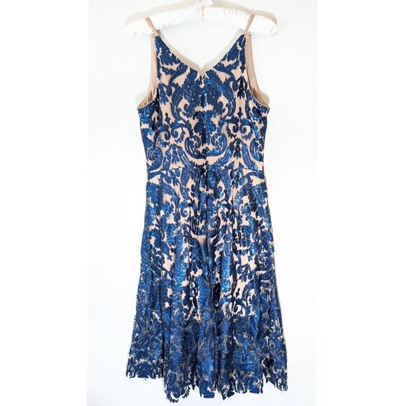 Dress The Population Blair Lace Navy Blue Dress - Picture 10 of 15